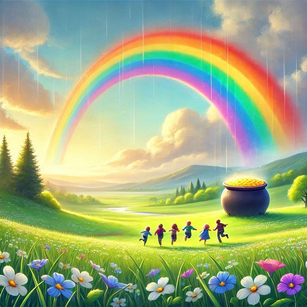 Non vedrai mai un arcobaleno se guardi verso il basso.