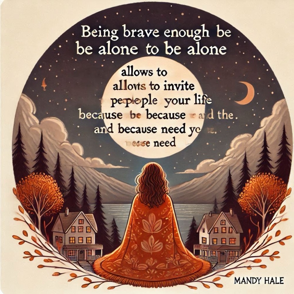 Coraggiosi da stare soli